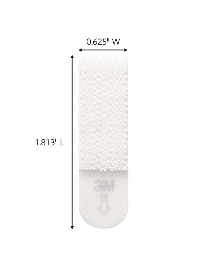 Command Picture Small Hanging Strips White color, 4 pairs/pack | Holds 1.8 kg whole pack | Organize | Decoration | No Tools | Holds Strongly | Damage-Free Hanging - Image 2